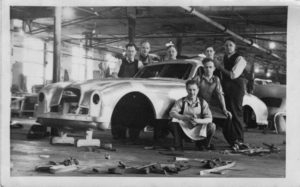 Dad working on Aston Martin prototype