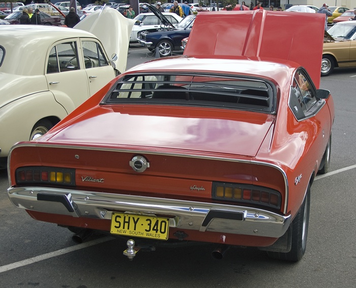 Chrysler Valiant_Charger_rear view Chrysler Valiant_Charger_rear view