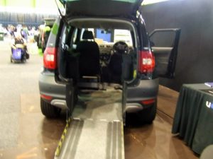 U Drive Skoda Yeti converted to be wheelchair accessible